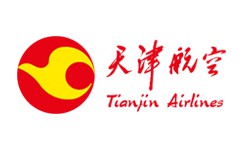 logo Tianjin Airlines, piloting job in China